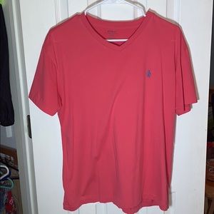 Pink v neck polo t-shirt!!